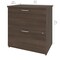 Bestar Bestar Logan 66W U-Shaped Desk with Hutch, Lateral File Cabinet, and Bookcase in antigua 46851-52 - alternate 2